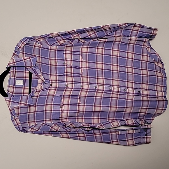 Trouve cotton silk blend button up shirt Sz M - Picture 1 of 8